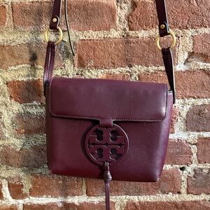 Tory Burch Wine Crossbody Bag